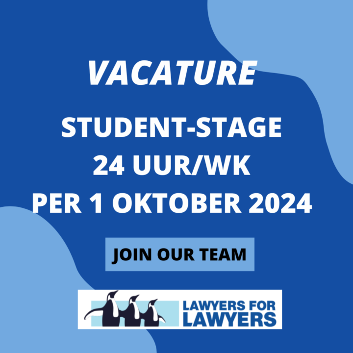 Vacature student stage 24uur/week (Oktober-Januari)